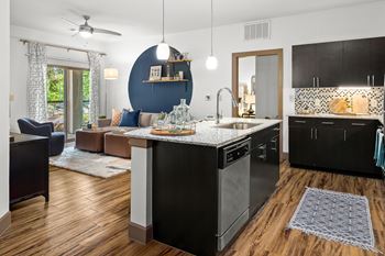 Gourmet kitchen island*